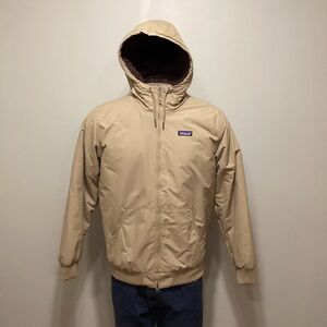 Patagonia Men's Beige Hooded Performance Jacket